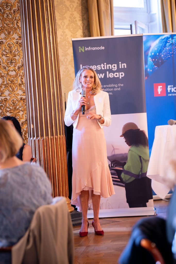 A speaker addressing the network