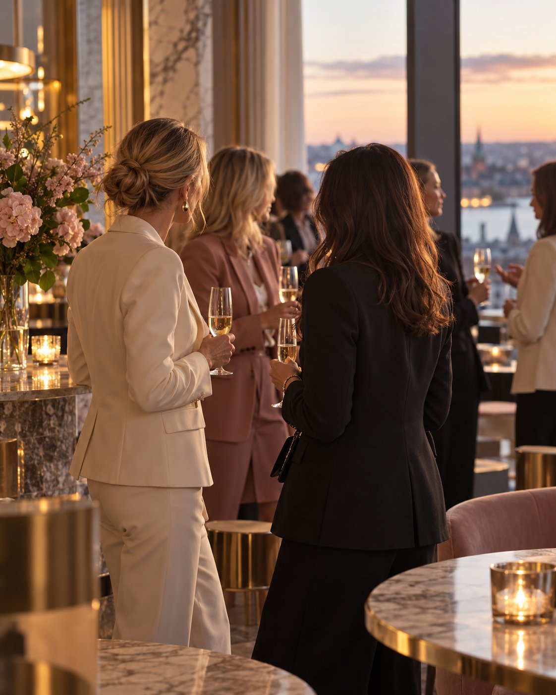 Women networking at a KvinnoKapital evening
